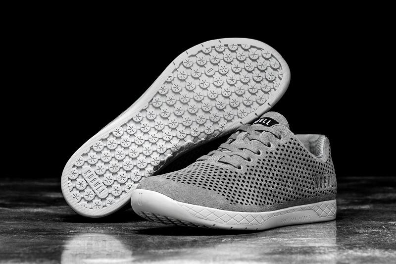 Men's Nobull Concrete Suede Trainers Dark / Grey | SG K2343O
